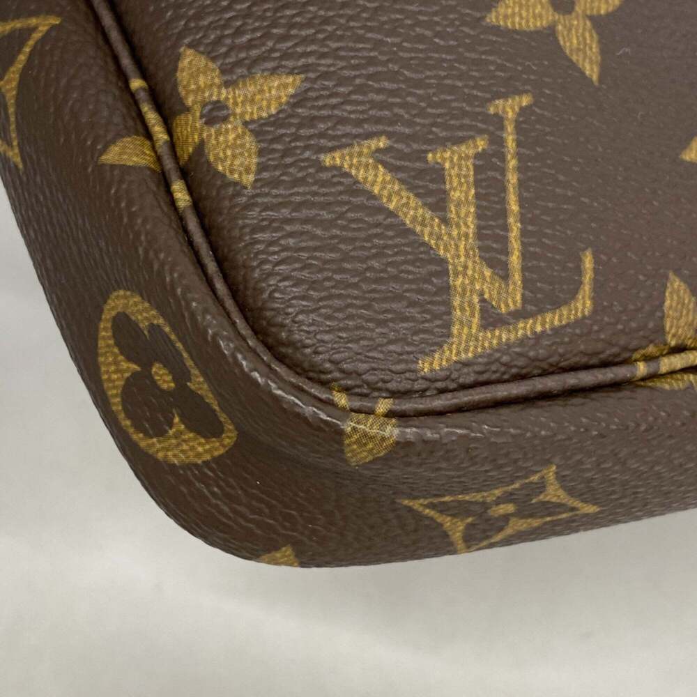 LOUIS VUITTON Brown Monogram Pochette Pouch - Picture 9 of 10